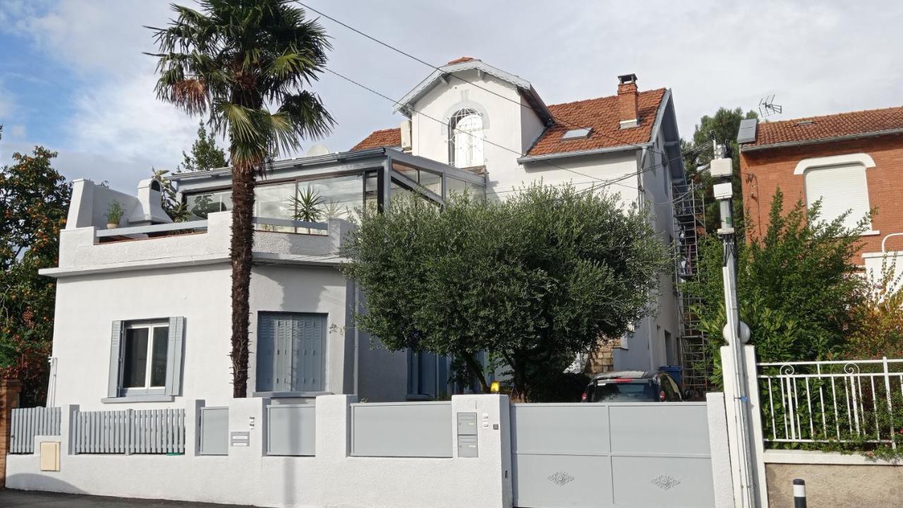Chambre Meublee Independante, Avec Piscine Et Jardin, 1 Lit Pour 2 Personnes Direct Gare Aeroport Toulouse Luaran gambar